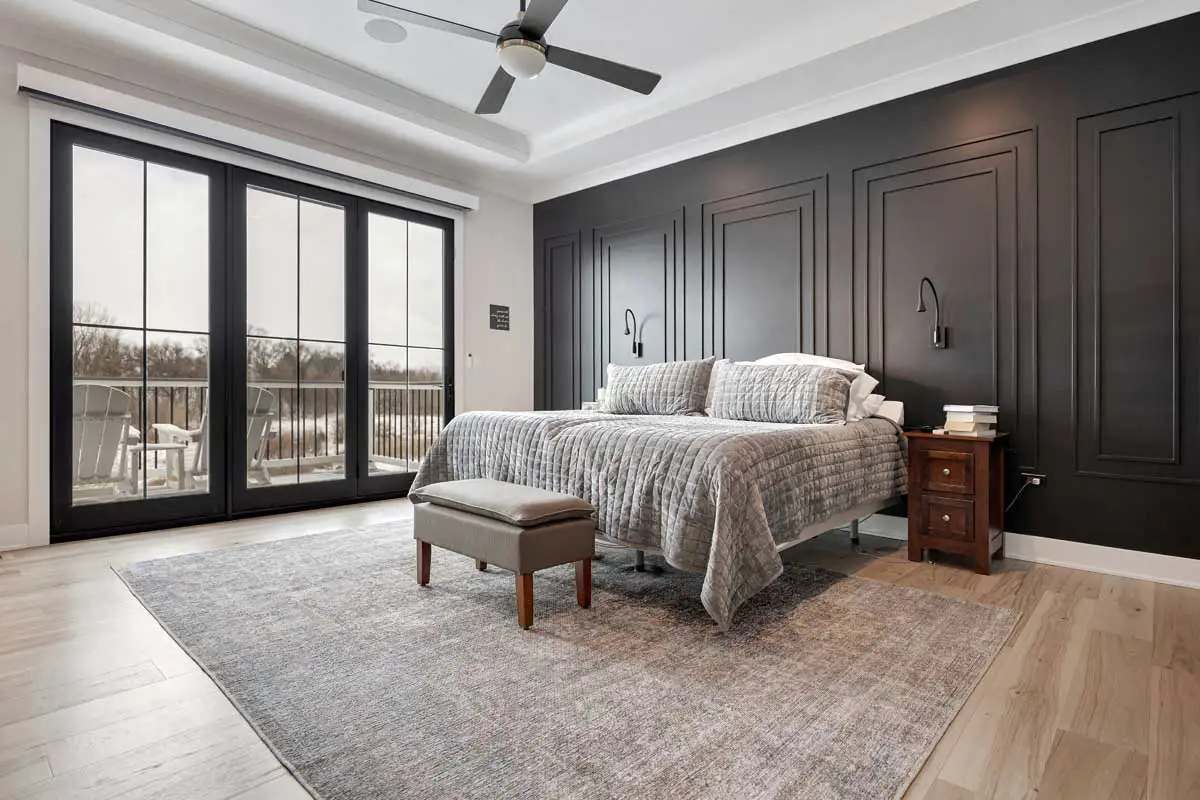 Custom Home - Bedroom Construction