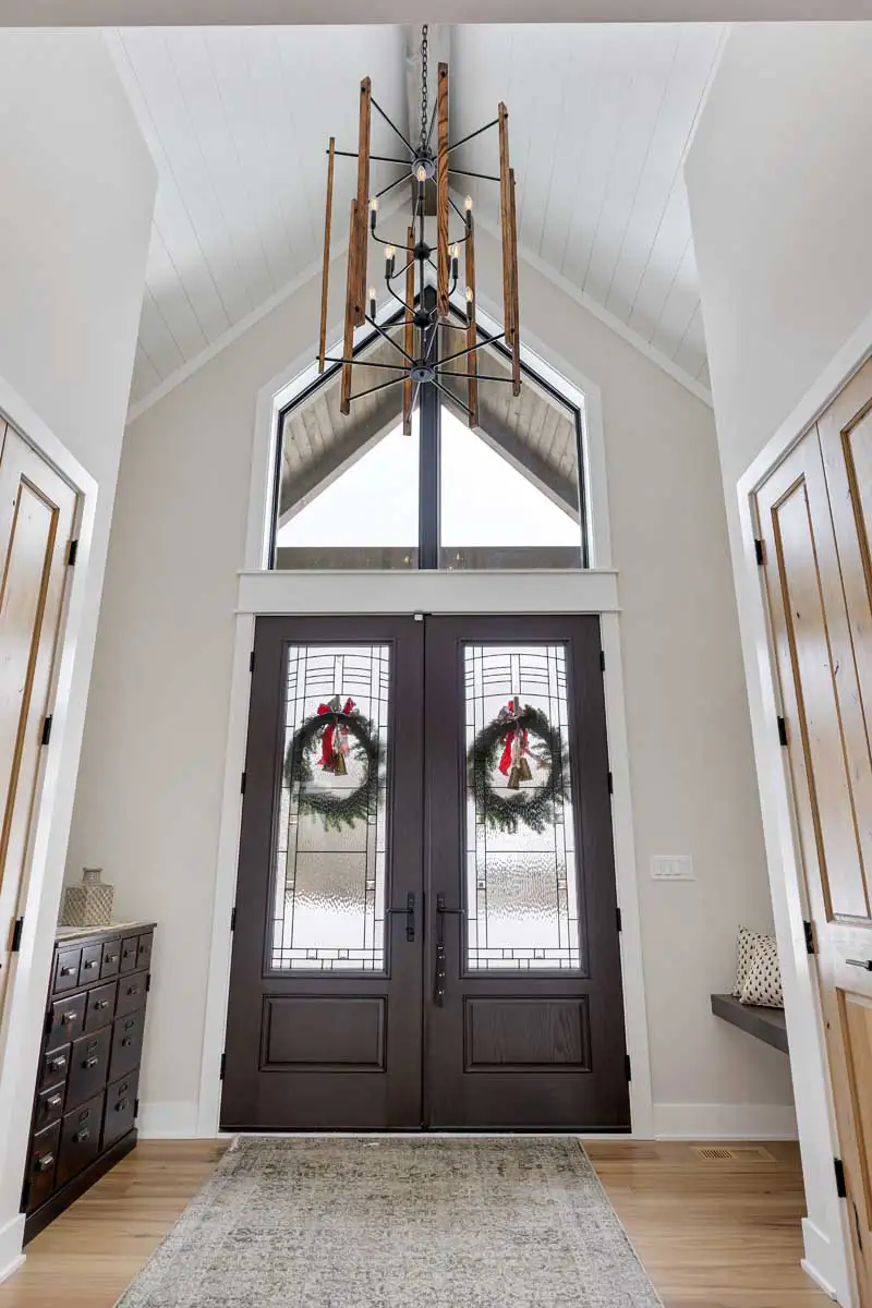 Custom Home - Entryway Construction